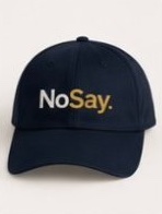 Navy NoSay cap